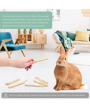 Bissap Sweet Bamboo Chew Sticks for Rabbits - Natural Molar Treats for Small Animals - Teeth Grinding Toys - 500g - Buy Online on GoSupps.com