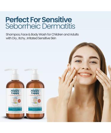 Happy Cappy Anti-Dandruff Shampoo | Pyrithione Zinc 0.95% | Fragrance & Dye Free | 8 oz - 2 Pack - Buy Online on GoSupps.com