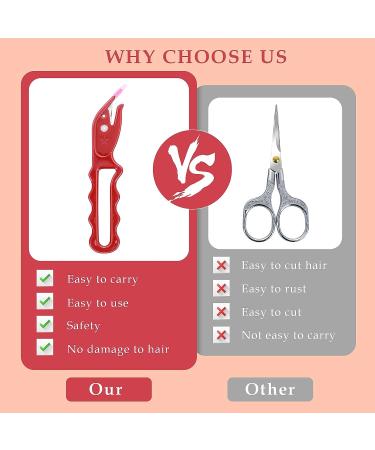 DIVINA VITAE Hair Elastic Band Cutter - 8PCS Hair Tie Remover Tool for Girls & Women - Buy Online on GoSupps.com