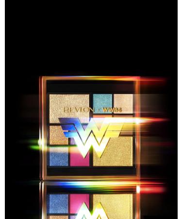REVLON x WW84 Wonder Woman Face & Eyeshadow Palette - 10 Bold Colors, Matte & Metallic Finishes - 0.37 oz - Buy Online on GoSupps.com