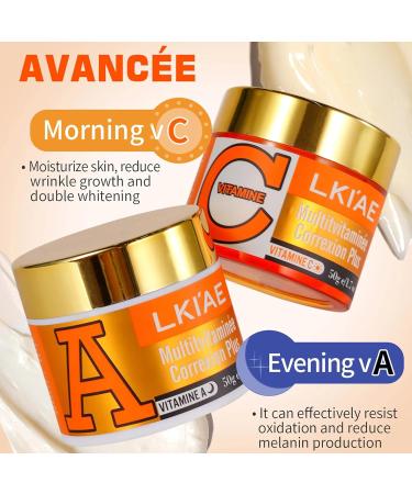 AILKE BOOST LUSTER LKIAE Pure Vitamin CA Face Cream Glow Boosting AntiAging Whitening Skin Hydrating With Niacinamide Day & Night Facial Cream For All Skin Types 50ml X2 - Buy Online on GoSupps.com