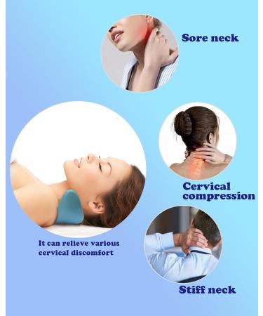 Half-Shower Neck Stretcher & Shoulder Relaxer | Ergonomic Neck Pillow for Vertigo Relief - Buy Online on GoSupps.com