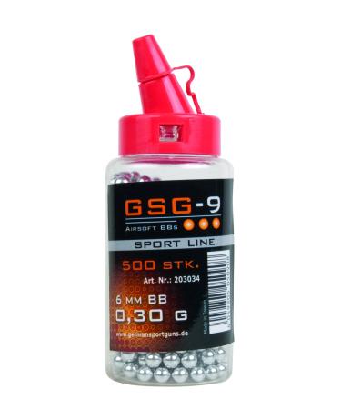 GSG-9 Alu BBs 0.30g cal. 6 mm 500 pieces in quick-loading bottle 203034
