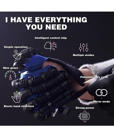 Rehabilitation Robot Gloves Protector Exoskeleton Manual Training with Single Finger Training and Mirror Mode Left-XXL - Buy Online on GoSupps.com