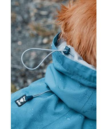 Hurtta Monsoon Dog Raincoat | Waterproof Jacket with Reflectors | Black 25cm - Perfect for All Breeds - Buy Online on GoSupps.com