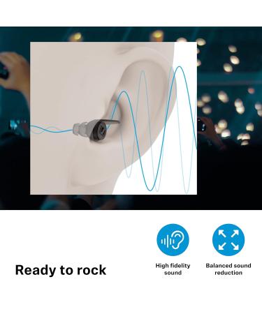 Sennheiser SoundProtex Earplugs - Reusable Hearing Protection with Interchangeable Filters | High Fidelity Sound in Black & Grey - International Shipping Available - Buy Online on GoSupps.com