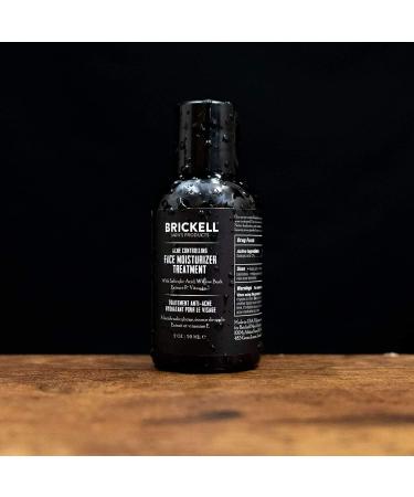 Brickell Men's Acne Controlling Face Moisturizer | Natural & Organic Treatment with 2% Salicylic Acid for Clear Skin - 2 oz - Buy Online on GoSupps.com