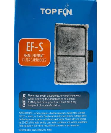 Top Fin EF-S Element Aquarium Filter Cartridges 12-Pack | Best Quality Filters - Buy Online on GoSupps.com