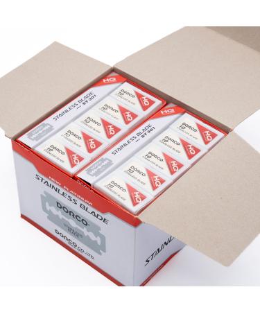 Dorco ST301 Platinum Double Edge Razor Blades - 1000 Pack | Premium Quality for Exceptional Shaving | International Shipping Available - Buy Online on GoSupps.com