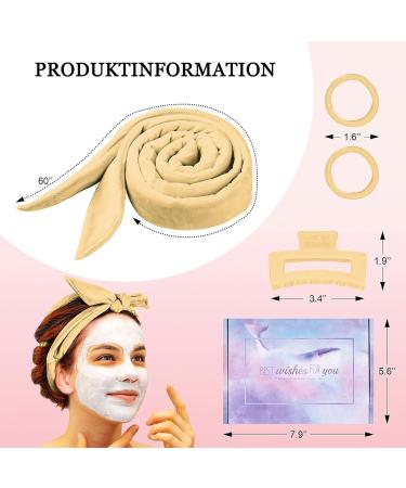 Lock Winder Curls Without Heat | 60 Extra-Long Heatless Curling Bands | Overnight DIY Hair Curler Set for Medium & Long Hair (Khaki) - Buy Online on GoSupps.com