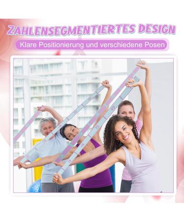 Partideal 2-Piece Yoga Belt with 8 Loops | Elastic Stretching & Fitness Band for Effective Yoga Training & Exercises - Buy Online on GoSupps.com
