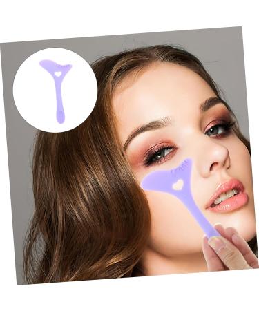 DRESSOOS Eyeliner Stencils Eyeliner Stamp Eyeshadow Applicators Eyeliner Pencil Eyelash Stencil Eyelashes Protection 12.00X6.00X0.50CM Purple - Buy Online on GoSupps.com