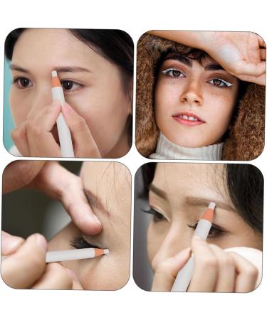 Mipcase 4pcs White Line Drawing Eyebrow Pencil White Mechanic Tools Eye Makeup Accessory Cosmetic - Buy Online on GoSupps.com