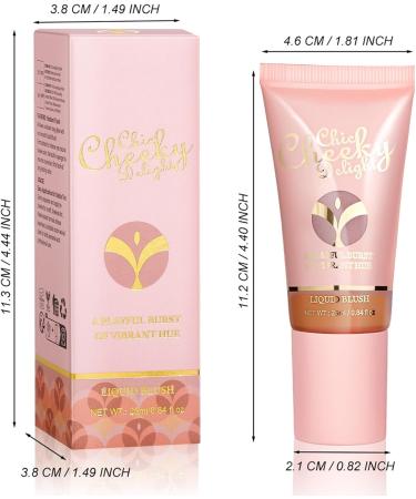Liquid Blush Stick Gentle and Long-Lasting Liquid Velvet Blush - Face Nourishing Contouring Blush Rouge for Shopping Working Home Dating Traveling 05 - Buy Online on GoSupps.com