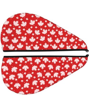 Shop Hair Towel Wrap & Turban: Quick Drying Hair Towel with Button (Maple Leaves) - Fast International Shipping - Buy Online on GoSupps.com