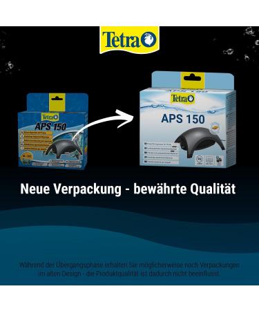 Tetra APS 150 Aquarium Air Pump - Quiet Diaphragm Pump for 80-150L Aquariums | International Shipping Available - Buy Online on GoSupps.com