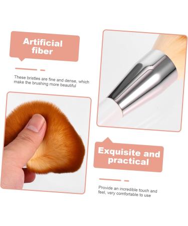 Ipetboom White Foundation Makeup Brush Foundation Brush Cosmetic Blush Artificial Fiber White Makeup Brush Tool - Buy Online on GoSupps.com