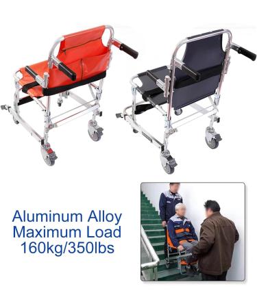AGEDOR Portable Folding Stair Chair Wheelchair Stretcher for Ambulance Firefighter Evacuation Use - Buy Online on GoSupps.com