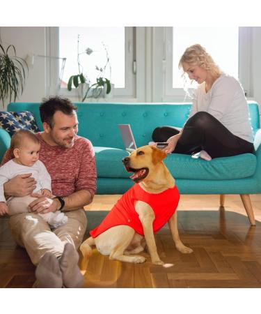 Dog Summer Shirt | Breathable Pet Vest | XXX Large Red T-Shirt for All Dog Sizes - Buy Online on GoSupps.com