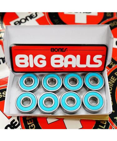 Bones Big Balls Reds Skateboard Bearings 8 Pack - Smooth and Durable Performance - Buy Online on GoSupps.com