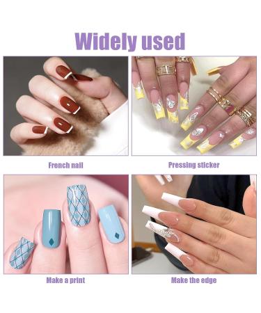 Clear Nail Art Stamper - Double-End Silicone Nail Stamp for DIY French Smile Line Art & Accessories - Buy Online on GoSupps.com