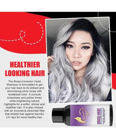Violet Bleached Shampoo Made Gray After Dyeing Eliminates Brassy Prevents and Reduces Hair Loss and Supports Hair Growth 130ml - Buy Online on GoSupps.com