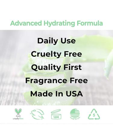 Hydrating Face Wash - Gentle Cleanser for Oily Dry & Sensitive Skin | 6oz Gel for Men & Women - Buy Online on GoSupps.com