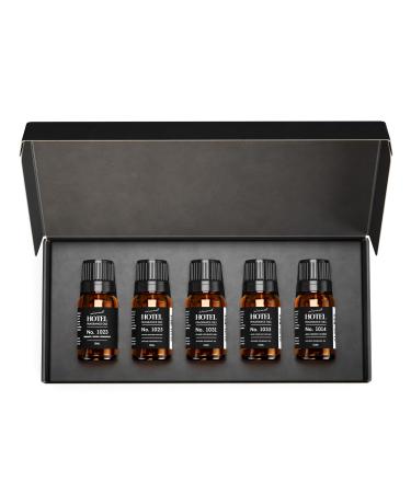 AirScent Hotel Diffuser Oil Gift Set - New York City Scents - 10 mL 0.34 fl oz Fragrance Oil Set - Inspired by The Most Luxurious New York City Hotel Fragrances - Variety Pack Box Set