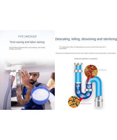 Pipeline unblocking agent strongly dissolves toilet kitchen sewage oil stains plugs deodorizers deodorizers - Buy Online on GoSupps.com