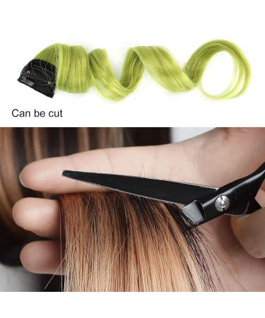 Shop 5 Pcs Arctic Green Clip-In Colored Hair Extensions | 21.7 Inch Synthetic Highlights for Women & Girls - Buy Online on GoSupps.com
