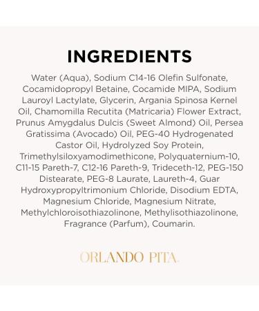 ORLANDO 1108984 Pita Argan Oil Shampoo 27 oz - Nourishing & Revitalizing Hair Care - International Shipping Available - Buy Online on GoSupps.com