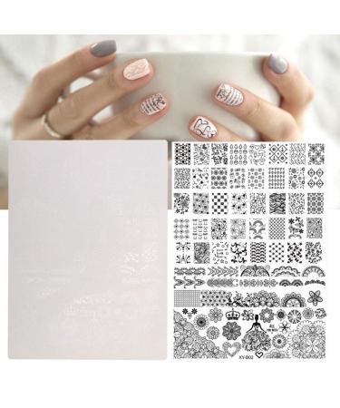 Nail Art Template Stencil & Stamping Kit - International Shipping Available! - Buy Online on GoSupps.com