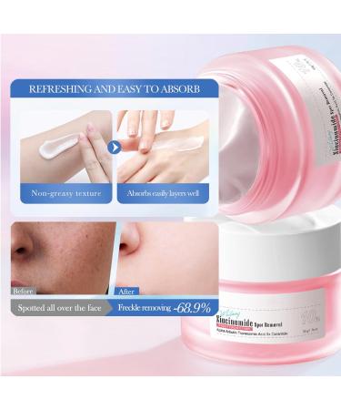 Niacinamide Brightening Face Cream Dry Skin Moisturiser - Whitening Cream for Face Acne Moisturiser Dark Spot Cream Niacinamide Day Cream for Dry Skin Prone to Blemishes - Radiance & Glowing Skin - Buy Online on GoSupps.com