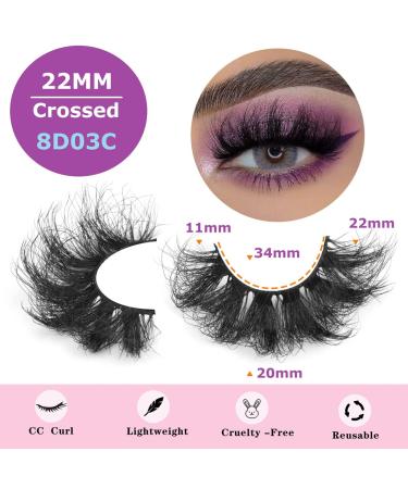 Geeneiya Dense 8D Mink Fluffy Cat Eye Lashes Pack for Long, Thick Volume - Look Like Extensions - Buy Online on GoSupps.com