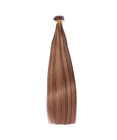 Buy High-Quality Keratin Bonding Hair Extensions - #6/27 Setent 60cm 100 Strands 100% Remy Real Hair - U-Tip by Novon Hair Extensions - Buy Online on GoSupps.com