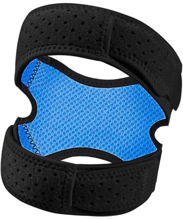 Milageto Light Knee Protectors for Summer - Non-Slip Patella Support for Jogging Jump Rope Fitness & Cycling - Black - Buy Online on GoSupps.com