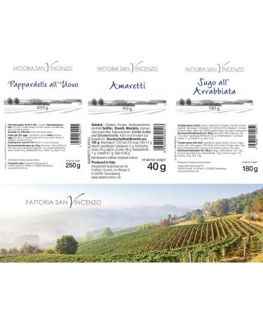 Fattoria Gift Set Bellissimo - Italian Specialties | Gourmet Present Basket with Tomato Sauce Cardboardlla & Finest Prosecco | Ideal Fine Food Gift | Short MHD: 15.08.2024 - Buy Online on GoSupps.com