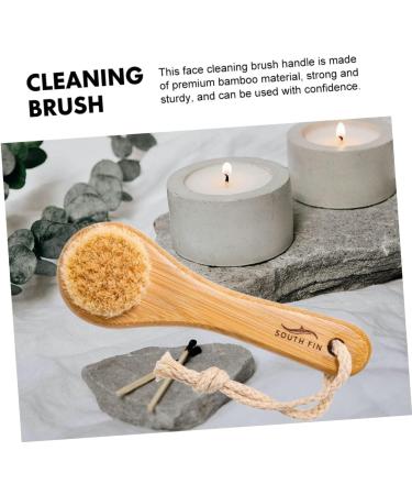 Housoutil Horse Hair Face Brush - Gentle Exfoliating Pore Cleaner & Facial Cleansing Brush for Dead Skin Removal - Buy Online on GoSupps.com