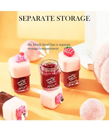 4 Colors Lip Stain Tint Set - Long-Lasting, Moisturizing Glossy Lip Stain with High Pigment - Waterproof and Non-Sticky Formula - Buy Online on GoSupps.com