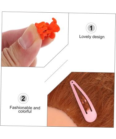 minkissy 1 Set Children's Headgear Mini Hair Clips Hair Clips for Bows Lovely Hair Rope Tiny Hair Clips Mini Hair Clip Kids Suits Lovely Hair Clips Girl Bracket Elasticity Iron - Buy Online on GoSupps.com
