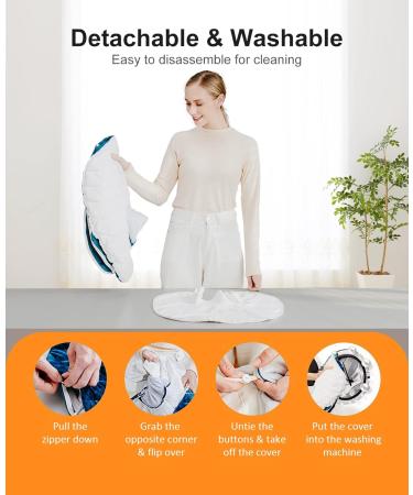 Haimmy Weighted Electric Heating Pad for Neck and Shoulders - Cramps Relief, Fast-Heating, 6 Heat Settings - RoyalBlue-XL - Buy Online on GoSupps.com