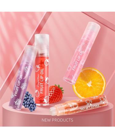 Fujiuia Clear Lip Gloss - Peach Flavored Long Lasting Moisturizing Lip Glaze 0.10 Fl Oz - Buy Online on GoSupps.com