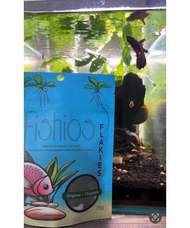 FISHIOS Flakies - Natural Community Fish Food with no preservatives. (28 Grams) 28 g (Pack of 1) - Buy Online on GoSupps.com