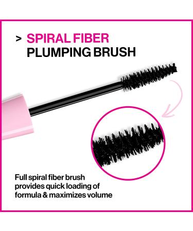 Wet n Wild Mega Volume Waterproof Mascara Very Black 0.21 oz - Waterproof formula for bold lashes - 1 Pack - Buy Online on GoSupps.com