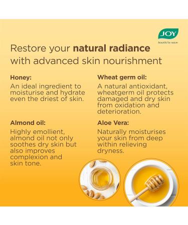 Joy Honey & Almonds Nourishing Skin Cream 200ml - Hydrating Moisturizer for All Skin Types | Buy Internationally - Buy Online on GoSupps.com