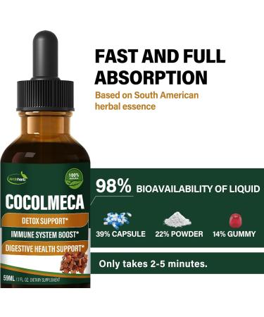 Cocolmeca Bark Liquid Drops Nature Herbal Extract Supplement for Body Detox Cleanse Support Immune System Boost & Digestive Health. Gotas de Cocolmeca 2oz Original 1 - Buy Online on GoSupps.com