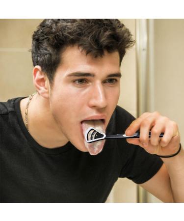 Visiblurry Tongue Scraper - 5 Pieces for Optimal Oral Hygiene | Reduce Bad Breath | Safe for Adults & Children - Buy Online on GoSupps.com