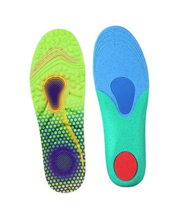 NOLITOY 1 Pair Sports Insole Elastic Shoe-Pads Sports Accessories Massaging Shoe Cushion Invisible Shoe Insole Absorbing Insoles Pu Insoles Floor Wash Bk Cloth Men's Shoes Sandals Women's Assorted Color 27.3x9.3cm