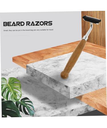 Beavorty Bamboo Handle Razor Set - 4 Double-Edged Manual Razors for Smooth Shaving - Eco-Friendly Male Grooming Tools - Buy Online on GoSupps.com