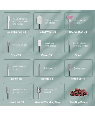 Premium 11-in-1 Electrical Nail Cutter & Manicure Set | 30000 RPM USB Pedicure Tools for Acrylic & Callus Removal - Buy Online on GoSupps.com